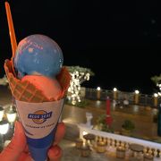 景色が最高のアイスクリーム店