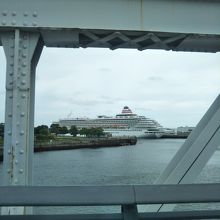 新港橋梁からの眺め