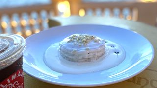 おいしいパンケーキとサンセットをセットで