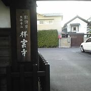 静かなお寺