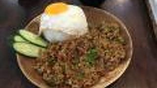 ガパオライスのライスが結構大盛りだったが、おかわりも可とのこと！