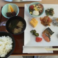 朝食は和食を選択