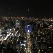 東京の夜景を一望、雰囲気がおしゃれ