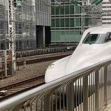 N700Sが東京駅に入線。