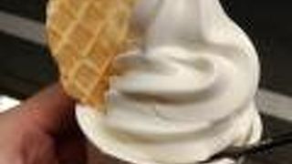 湯上りにソフトクリーム