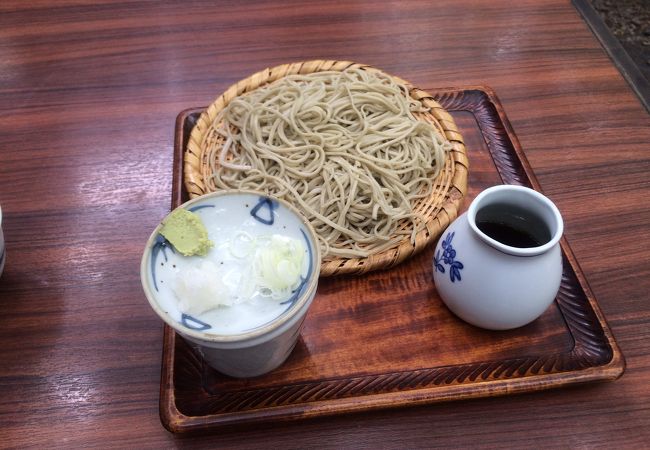 昔にタイムスリップしたようなお蕎麦屋さん。