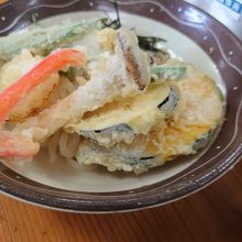 野菜天ぶっかけ