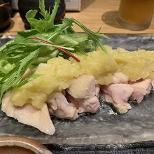 味付け最高な蒸し鶏