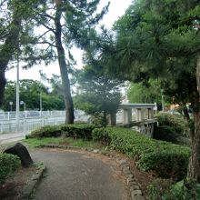 姫の島公園方面