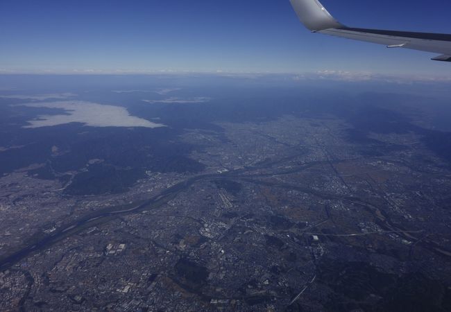 上空からの三川合流