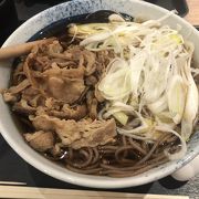 噛み応えのある蕎麦