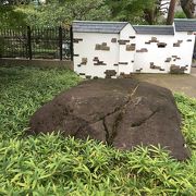 市街地の中のオアシス