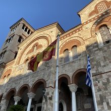 ピンクのレンガ作り