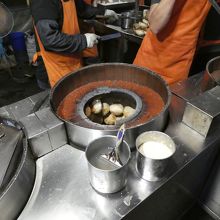 こんな感じで焼いてます