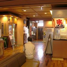 湯上りのロビー