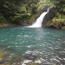 大きな滝壺