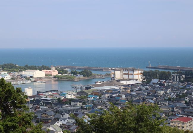 用宗から静岡市街一望