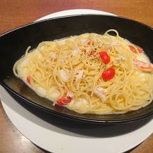 カニクリームパスタ