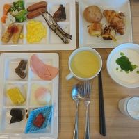 バイキング朝食の一例