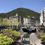 白鷺橋（下呂）：下呂温泉の中心部