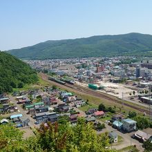 てっぺんからの眺め！遠軽駅方面