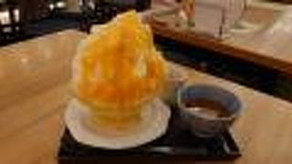 見た目がきれいなかき氷。