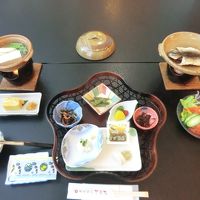 朝食の一例。朝からボリュームたっぷり！活力がつけられます。