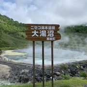 硫黄の香りがすごい！