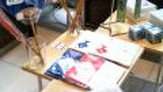 夏らしいふきんと団扇や風鈴が