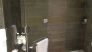 朝のシャワーを浴びました