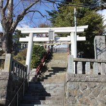 産土八幡神社の鳥居