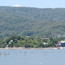 対岸から見た五味半島