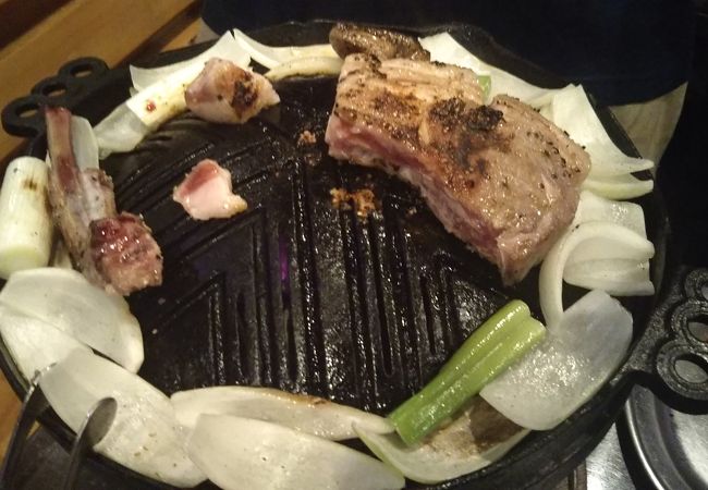 ジンギスカンが美味しかった