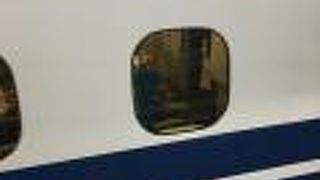 夕方の上りも乗車率が高い。