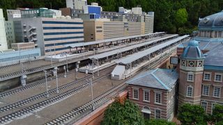 鉄道のジオラマが楽しい