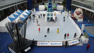 スケートリンクを見かけました