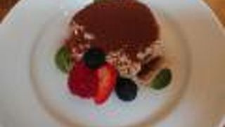 ティラミスも濃厚で美味！