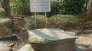 目を凝らすと足形が見える