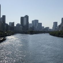 天満橋から見た中之島