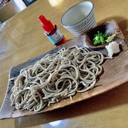 「蕎麦の神」が打つ蕎麦を堪能した。