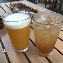 ビールとカクテル