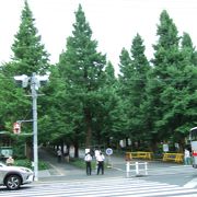 日吉駅東口の目の前