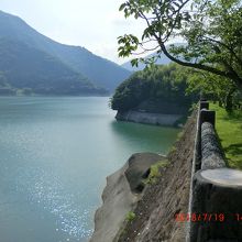 貯水量は少なかったです