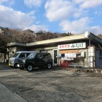 民宿みたけです。平屋建てに見えますが‥