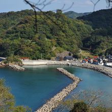 日本海を見下ろす