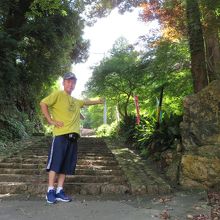長楽寺の石階段