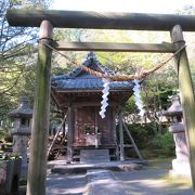 仙厳園の中にある神社