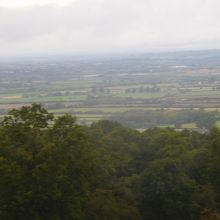 ドーヴァーズヒルから見たコッツウォルズのパノラマ風景