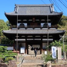 大ぶりな二重門