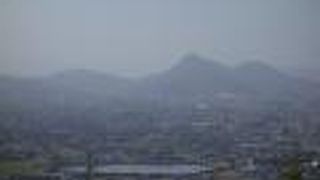 讃岐富士からの善通寺、香色山、拝我師山